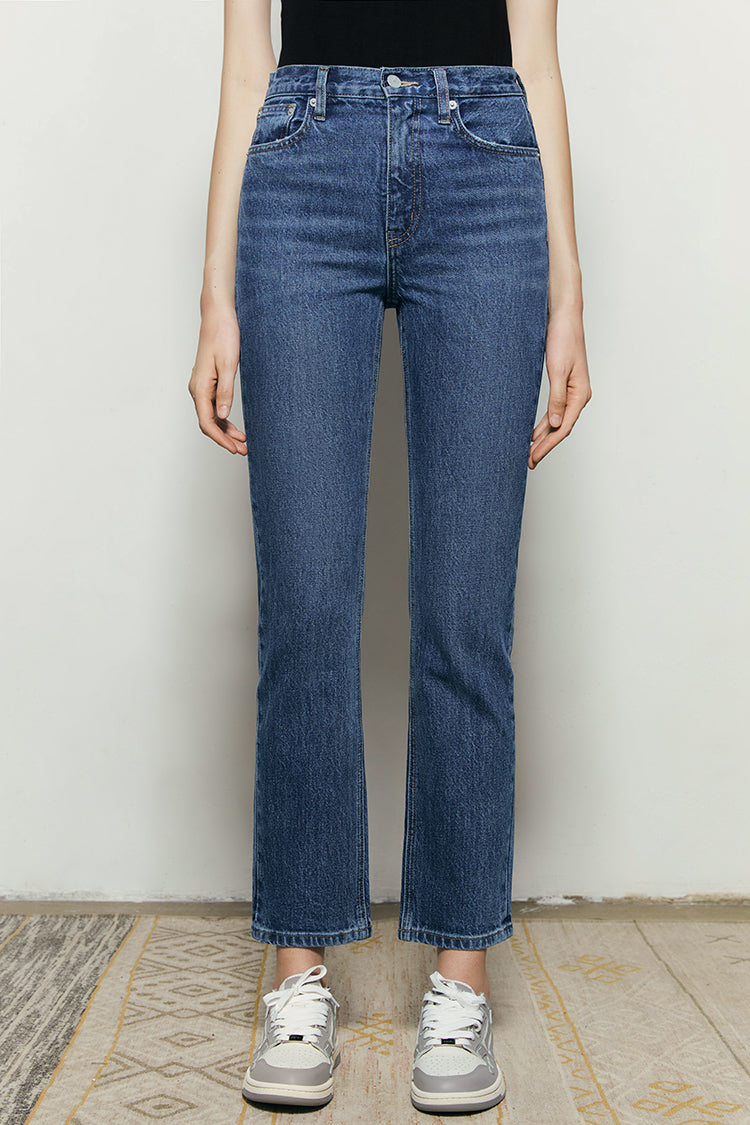 Activity Grrrl High Rise Kick Crop Jeans | HJ017