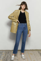Activity Grrrl High Rise Kick Crop Jeans | HJ017