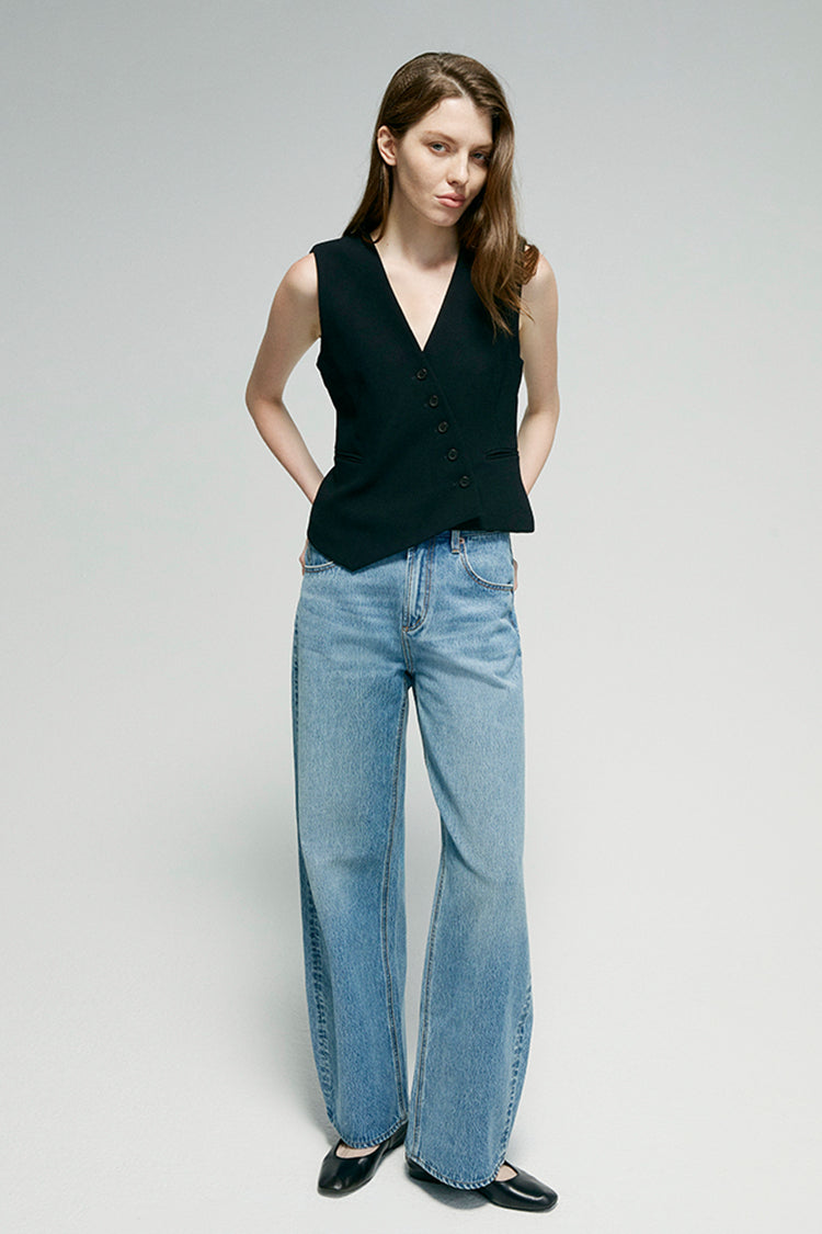Slope Curve Jeans | HJ039