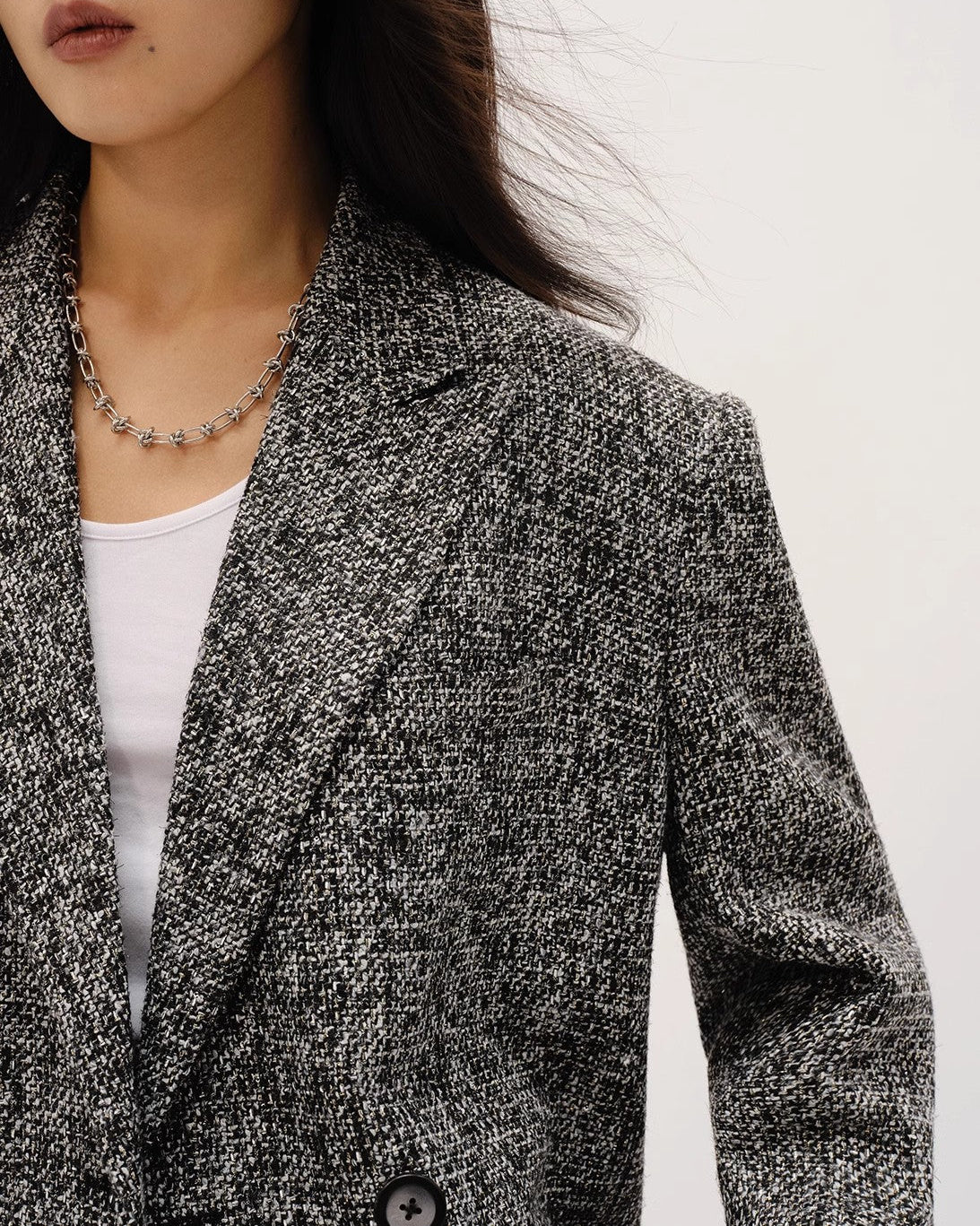 ‘Long Night Meteor’ Limited Edition Italian Yarn Tweed Suit Jacket