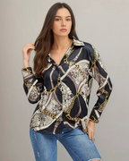 Printed Long Sleeve Shirt