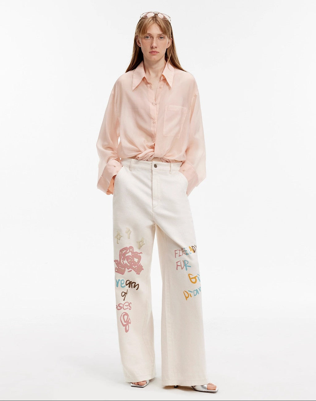 Wave Relaxed Cupro-Amino Shirt ‘Hazy Spring’