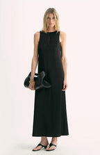 Fireladyfur Women's Acetate Wool A-Line Dress ‘Corridor Stride’