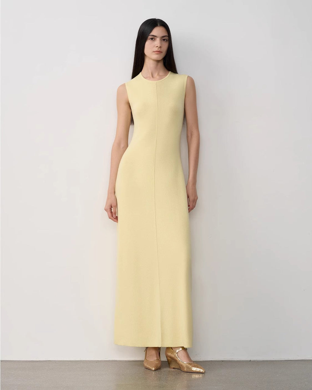 Fireladyfur Women's Merino Wool Knit Dress ‘Island Letters’