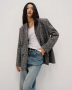 ‘Long Night Meteor’ Limited Edition Italian Yarn Tweed Suit Jacket