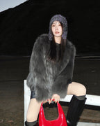 Fireladyfur Women's Fur Coat | Genuine Finnish Fox Fur | ‘Reed Flower’