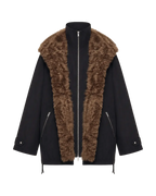 Firelady Fur Women's Detachable Toscana Shearling-Lined Parka Jacket "The Wizard of Oz"