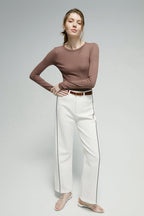 Crush Curve Ankle Jeans | HJ052