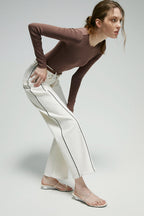 Crush Curve Ankle Jeans | HJ052
