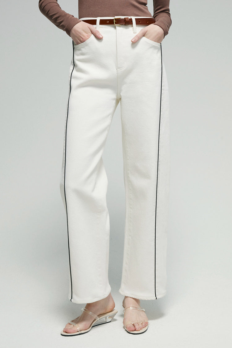 Crush Curve Ankle Jeans | HJ052