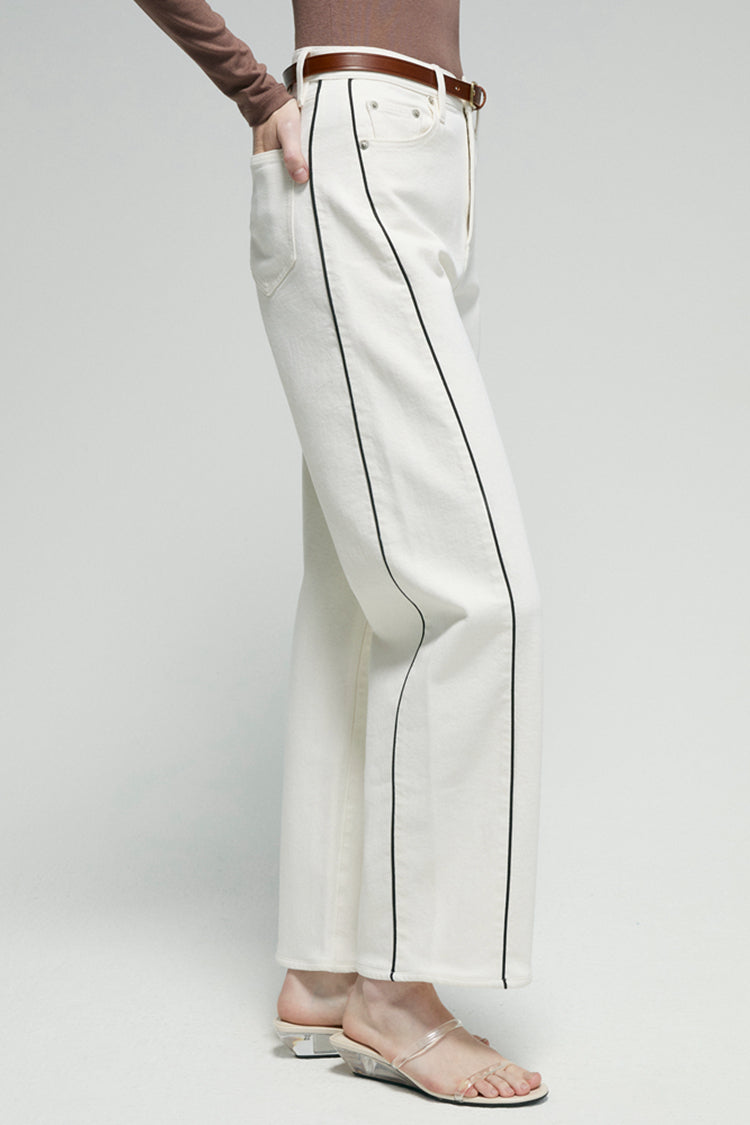 Crush Curve Ankle Jeans | HJ052