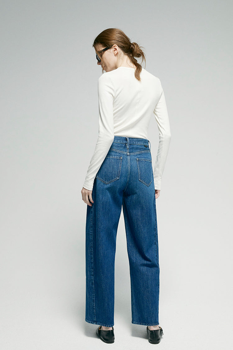 Crush Curve Ankle Jeans | HJ052