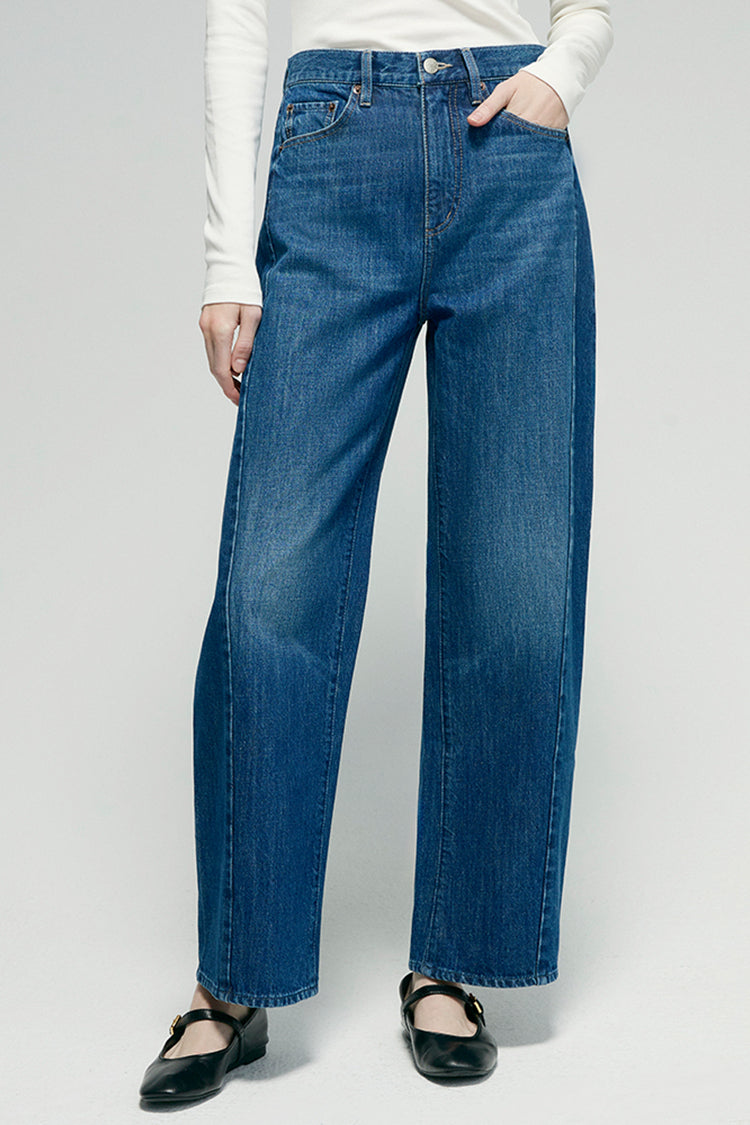 Crush Curve Ankle Jeans | HJ052