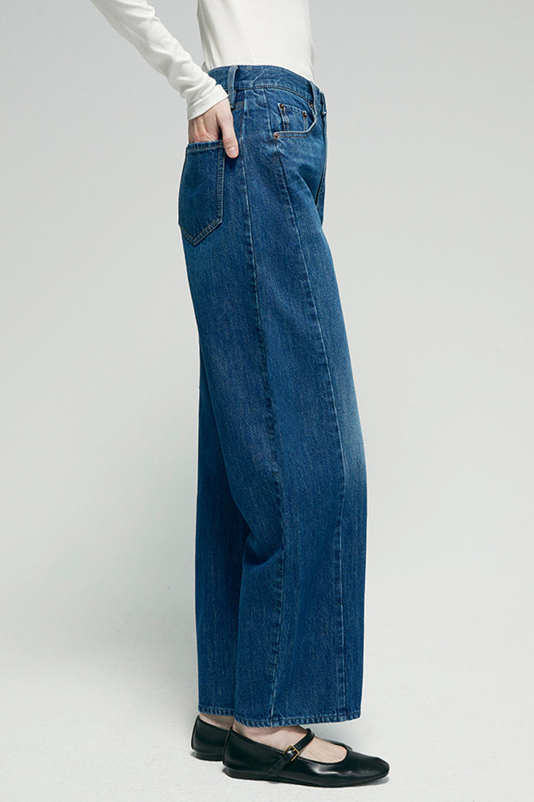 Crush Curve Ankle Jeans | HJ052
