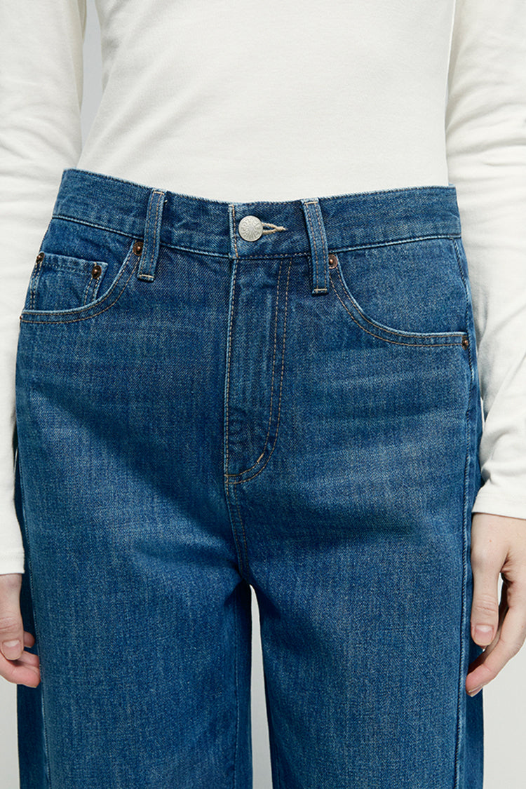 Crush Curve Ankle Jeans | HJ052