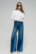 Shadow Split Wideleg Jeans | HJ056