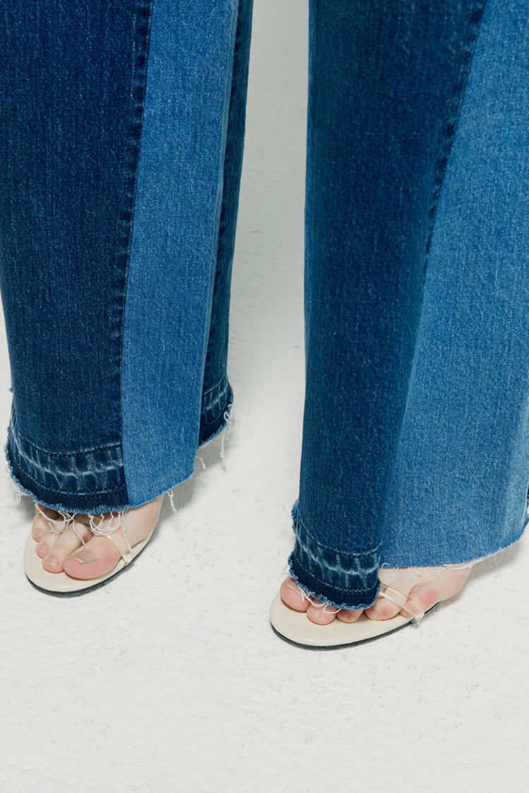 Shadow Split Wideleg Jeans | HJ056