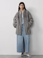Meteor Variations Sable Fur Coat