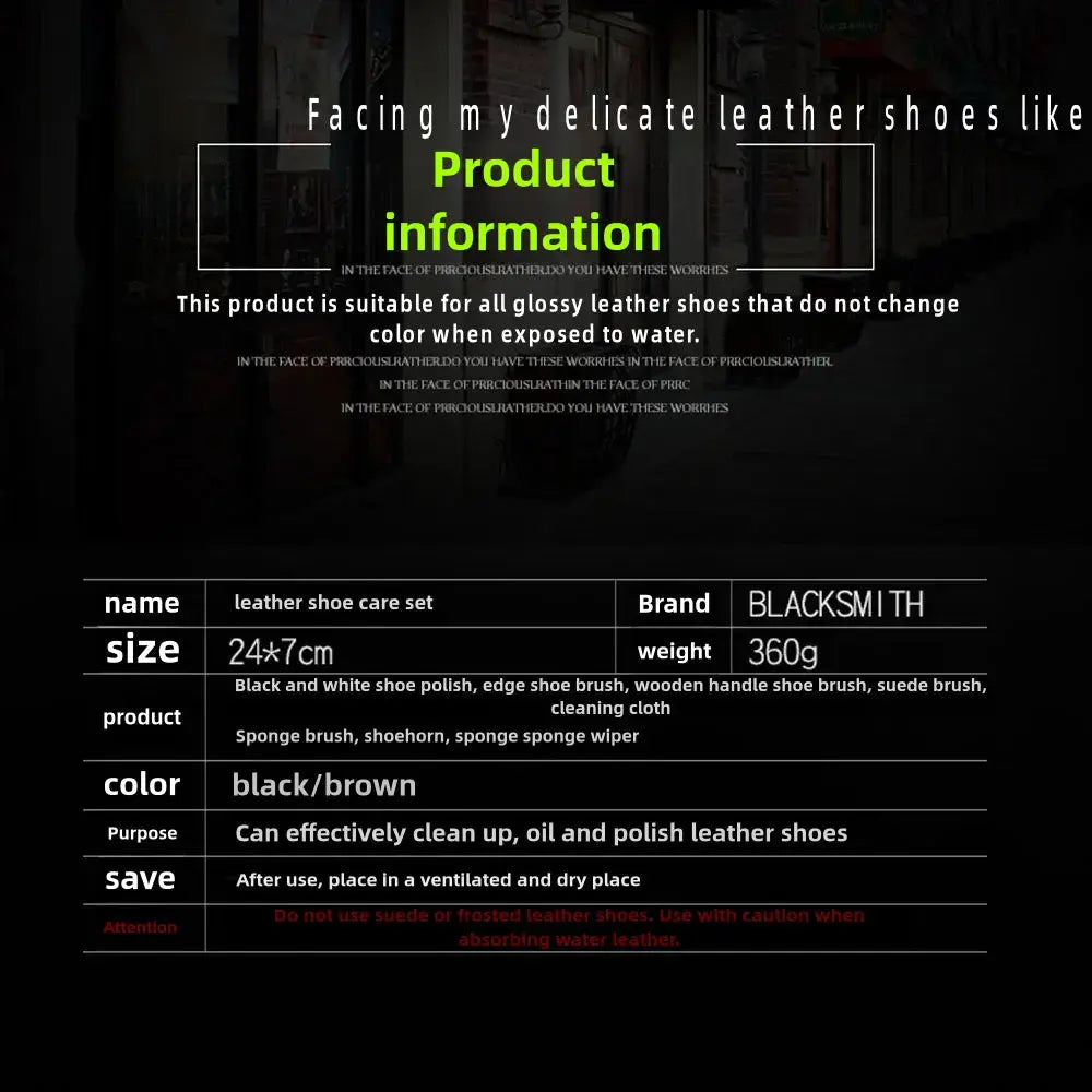 Leather Shoe Care Kit