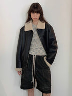 Speedy Flow Merino Sheepskin Biker Jacket