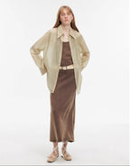 Wave Relaxed Cupro-Amino Shirt ‘Hazy Spring’