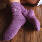 Serene Socks Adult Merino Wool Non-Slip Socks Viola | 1 Pair