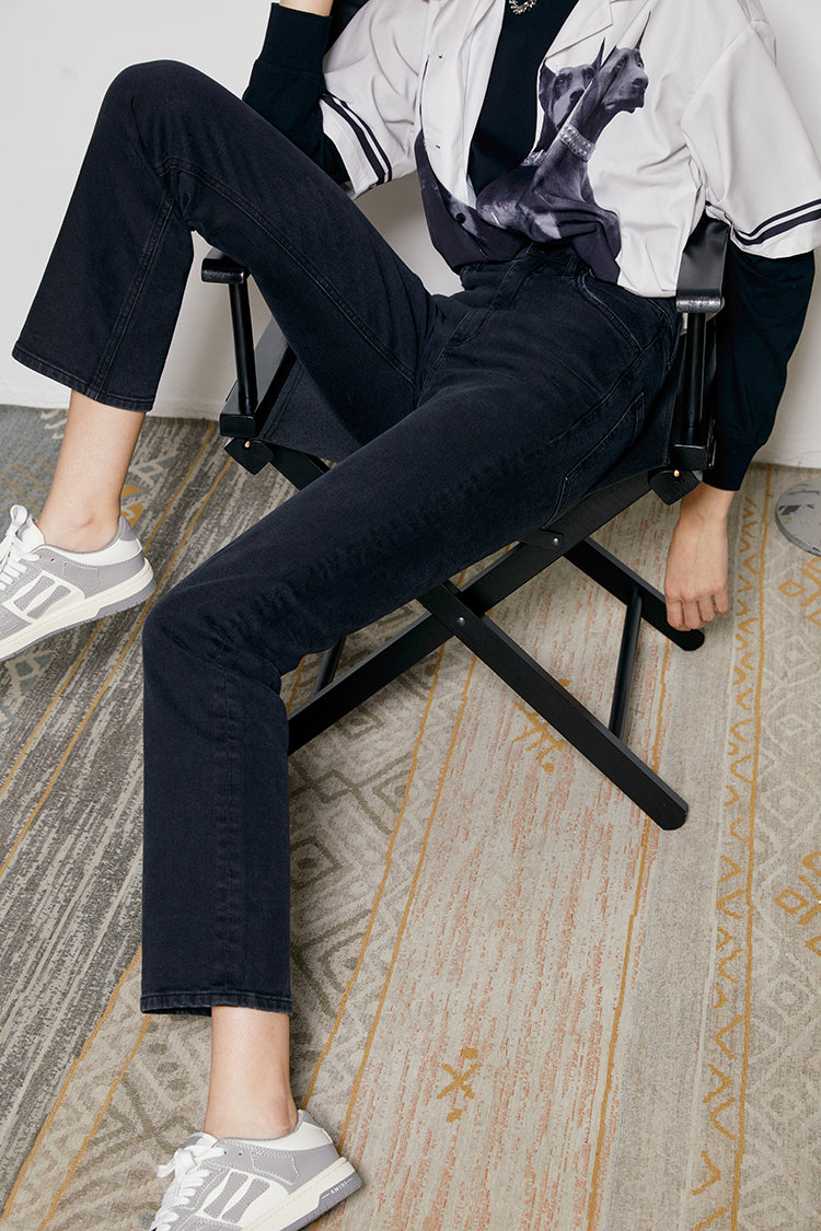 Activity Grrrl High Rise Kick Crop Jeans | HJ017