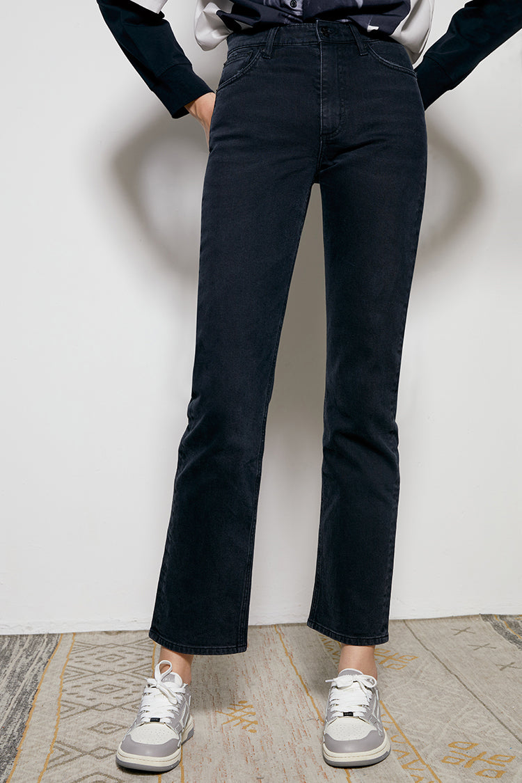 Activity Grrrl High Rise Kick Crop Jeans | HJ017