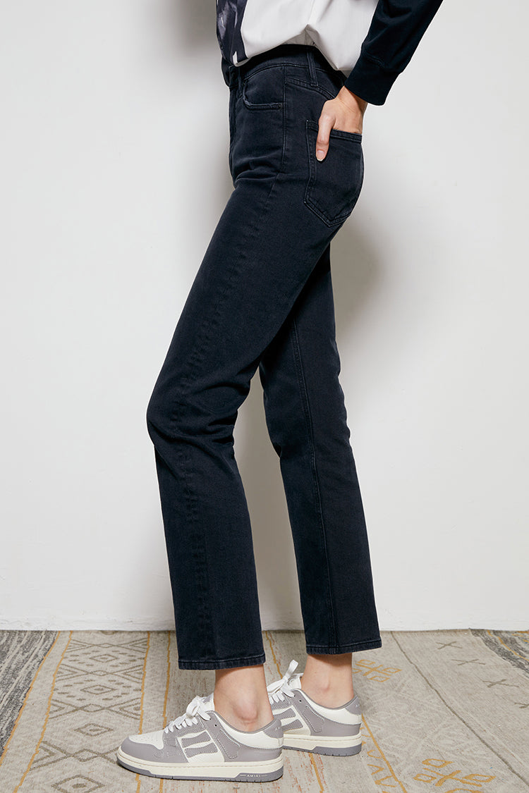 Activity Grrrl High Rise Kick Crop Jeans | HJ017