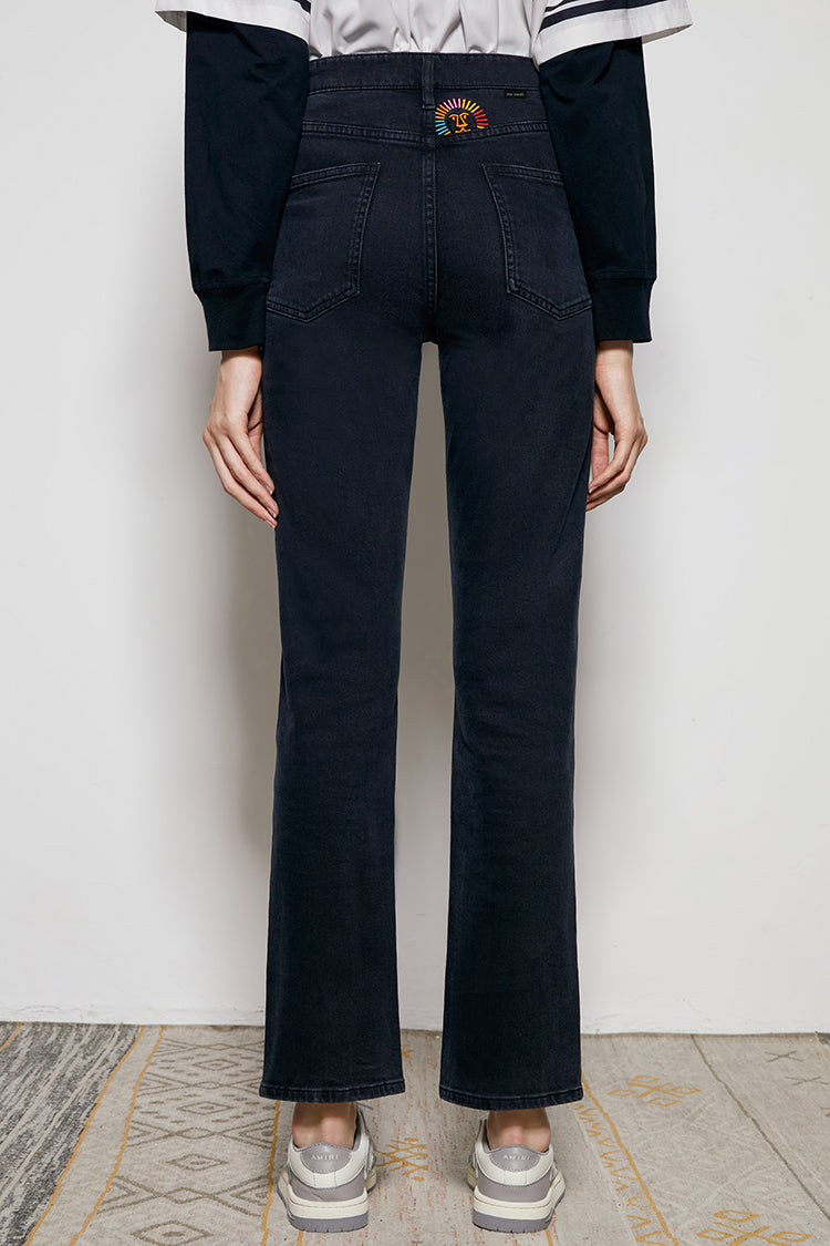 Activity Grrrl High Rise Kick Crop Jeans | HJ017