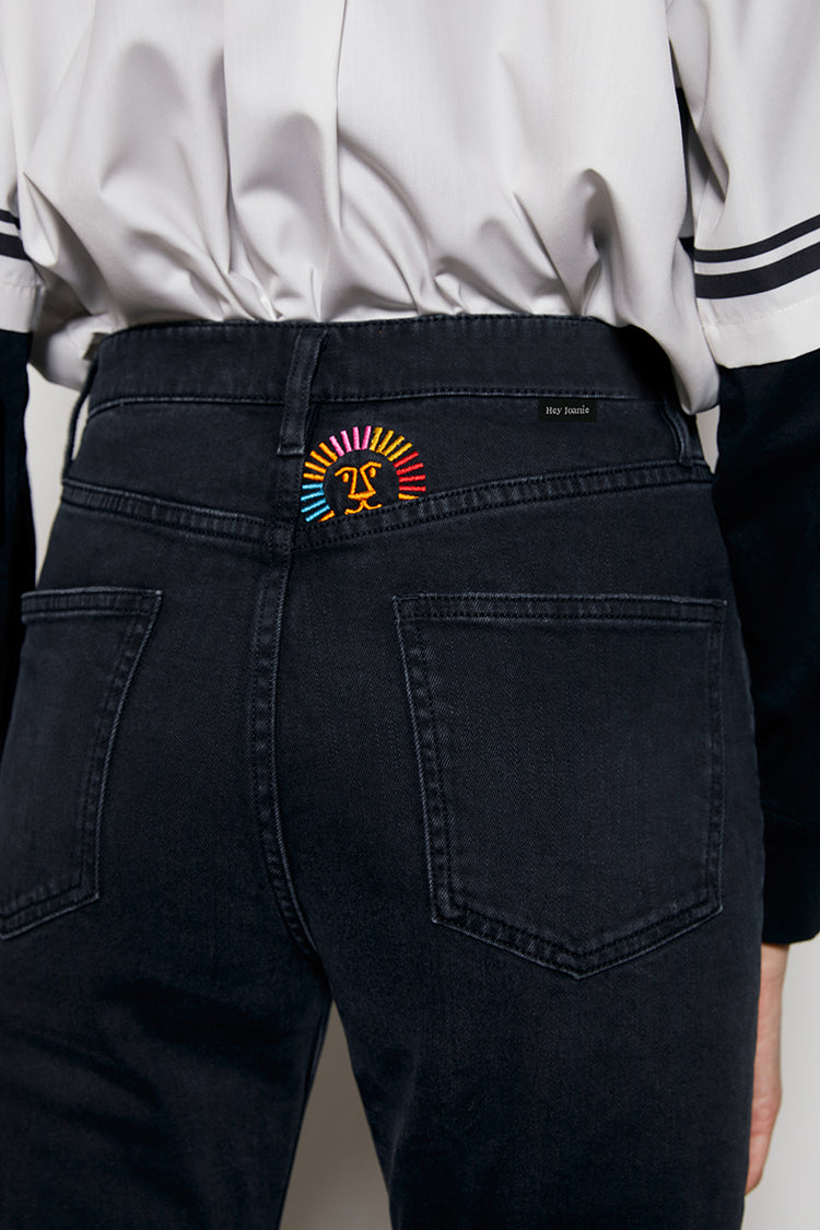 Activity Grrrl High Rise Kick Crop Jeans | HJ017