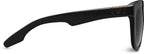 Jagger Sunglasses | Polished Black and Copper + Grey Lens
