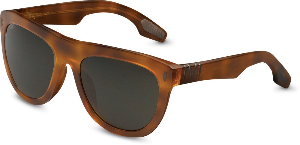 Jagger Sunglasses | Polished Classic Tortoise + Green Grey Lens
