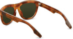 Jagger Sunglasses | Polished Classic Tortoise + Green Grey Lens