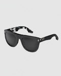 Jagger Sunglasses | Polished Black + Marble Stone & Grey Lens