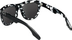 Jagger Sunglasses | Polished Black + Marble Stone & Grey Lens
