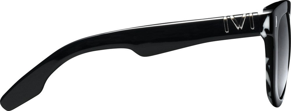 Jagger Sunglasses | Polished Black + Marble Stone & Grey Lens