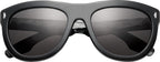 Jagger Sunglasses | Polished Black + Marble Stone & Grey Lens