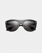 Jagger Sunglasses | Polished Black + Marble Stone & Grey Lens