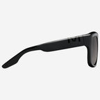 Beverly Sunglasses Matte Black and Marble Stone | Grey Lens