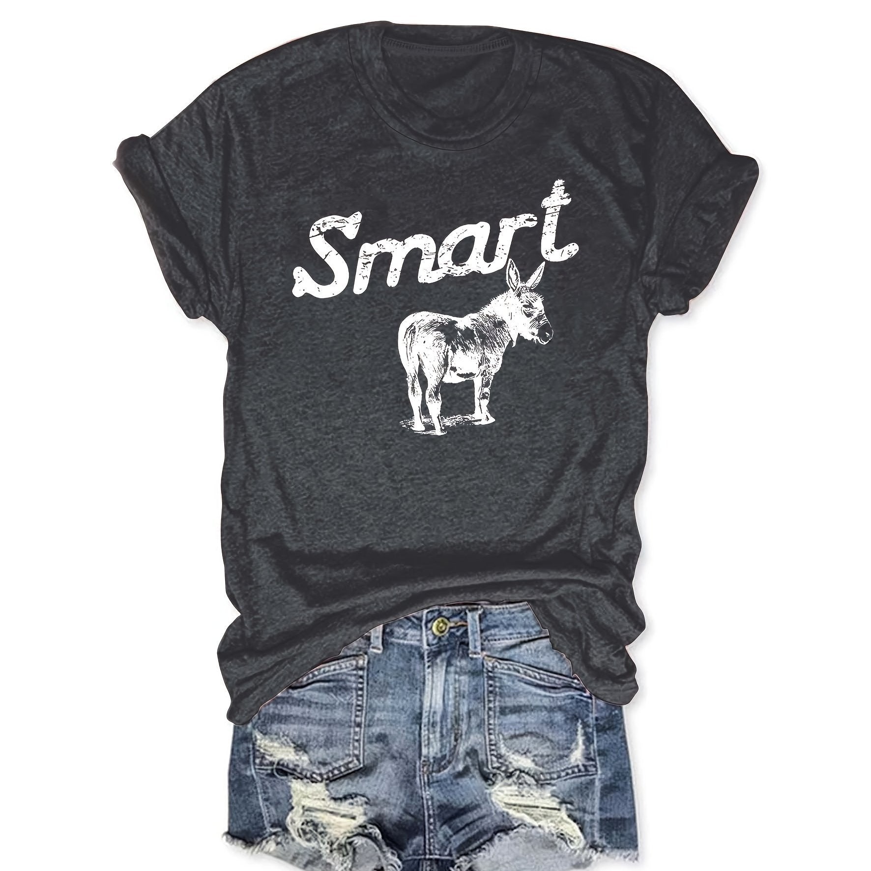 Women's Round Neck Short Sleeve T-Shirt