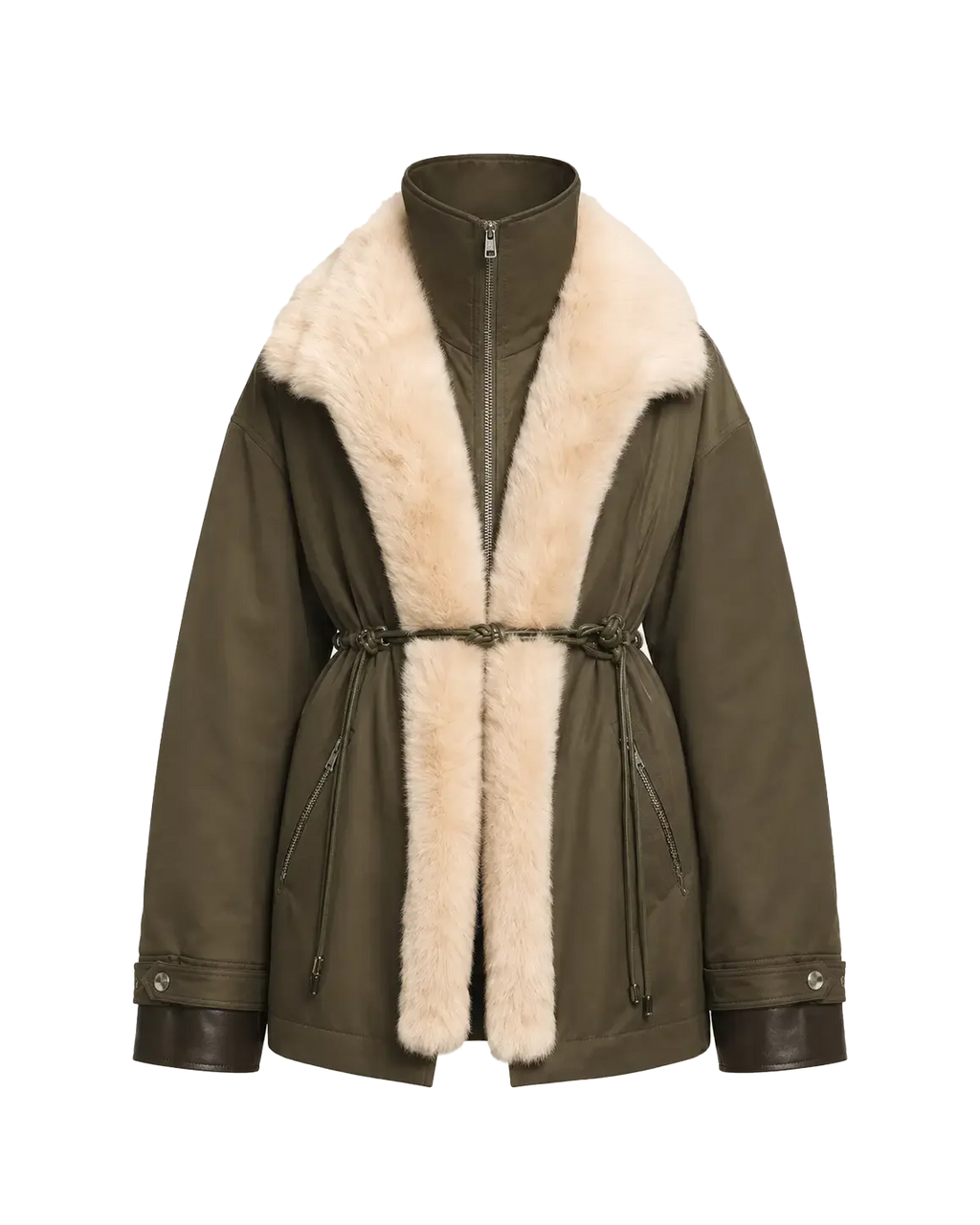 Firelady Fur Women's Detachable Toscana Shearling-Lined Parka Jacket "The Wizard of Oz"