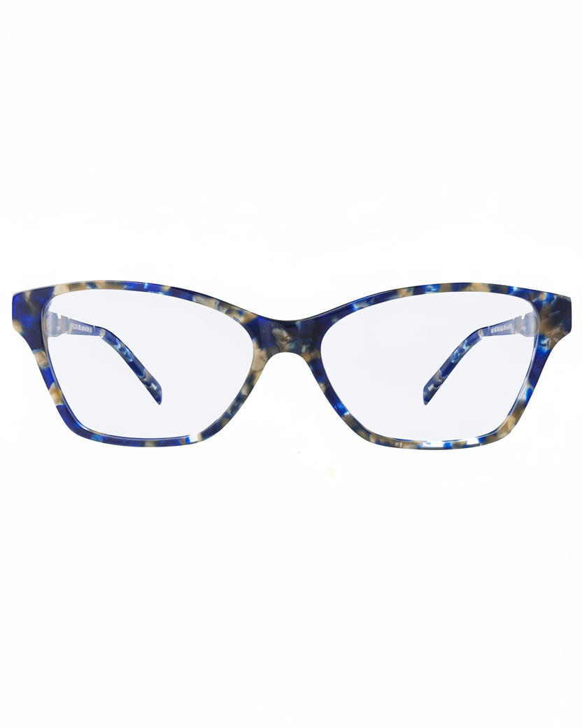 Cosmopolis Eyeglasses | Polished Blue Pearl Marble