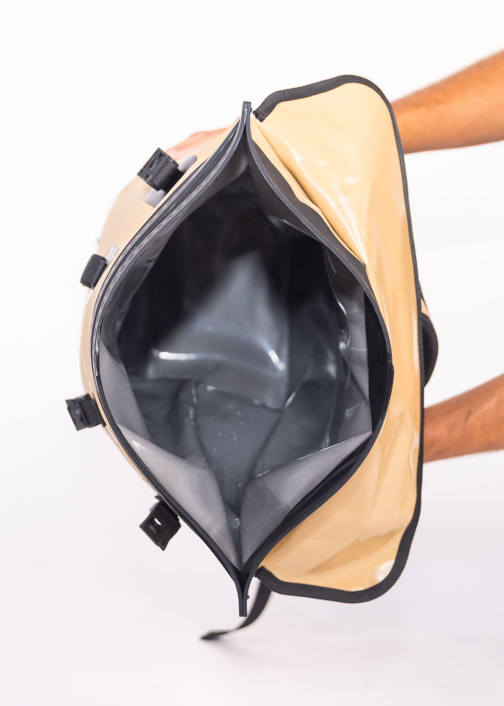 Waterproof Floating Backpack Cooler with Dry Bag | Tan