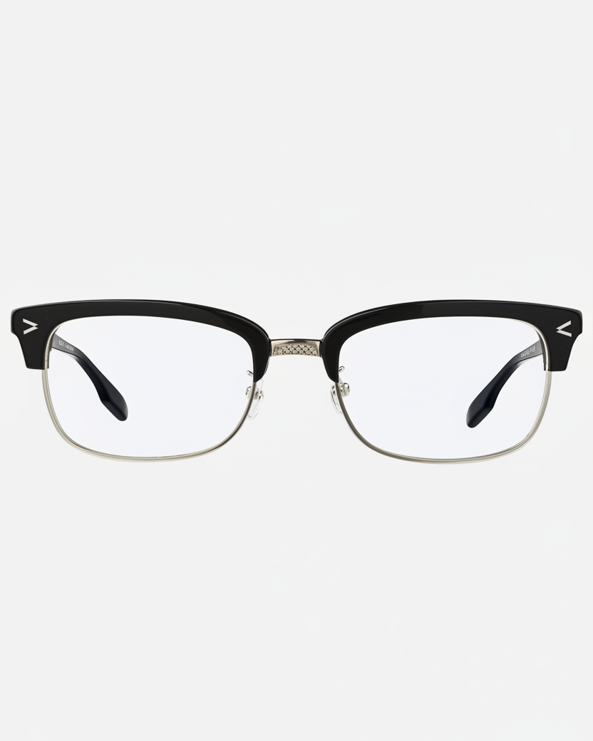 Producer Eyeglasses | Polished Black & Chrome