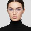 Agent: Eyeglasses | Chrome + Polished Black