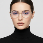 Agent: Eyeglasses | Chrome + Polished Black