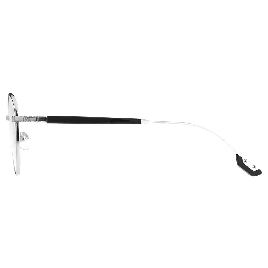 Agent: Eyeglasses | Chrome + Polished Black