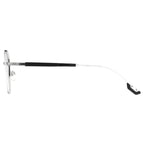Agent: Eyeglasses | Chrome + Polished Black