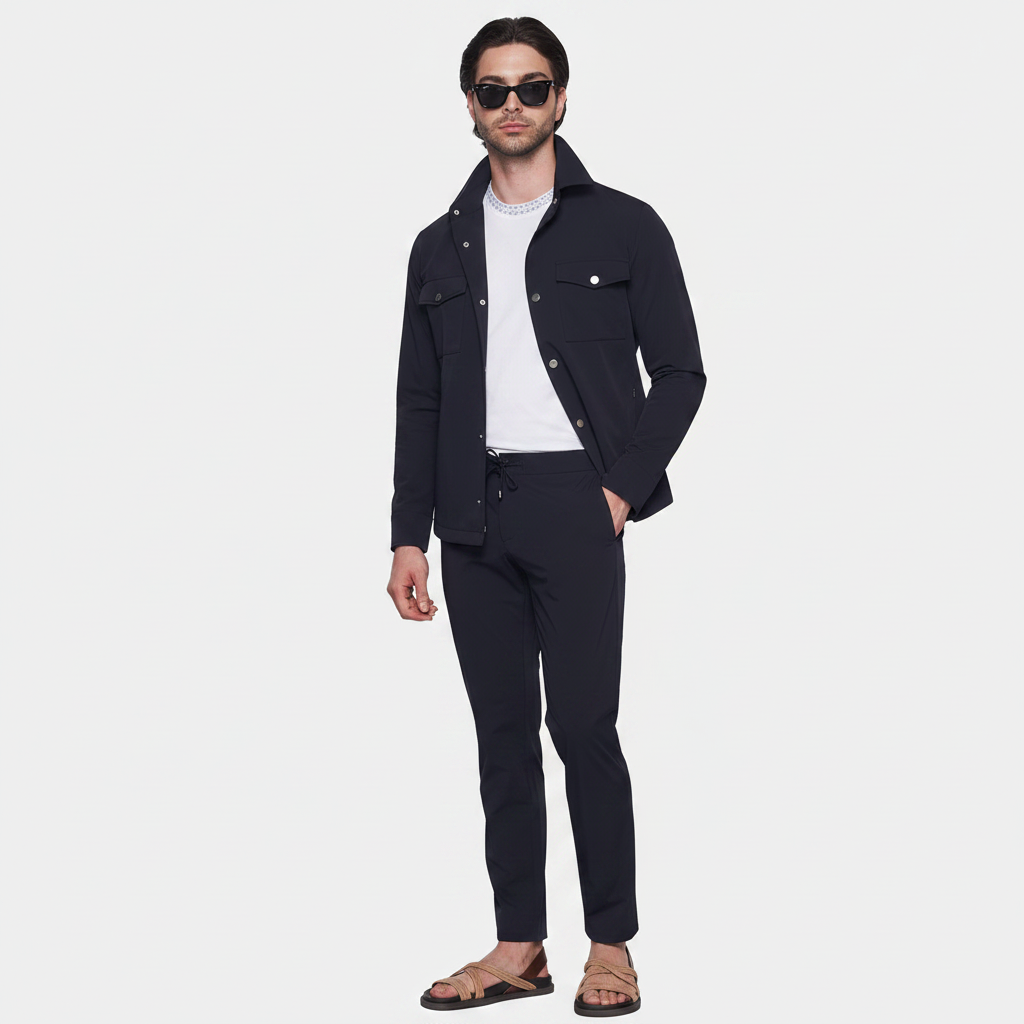 The Luxe Jacket | Navy